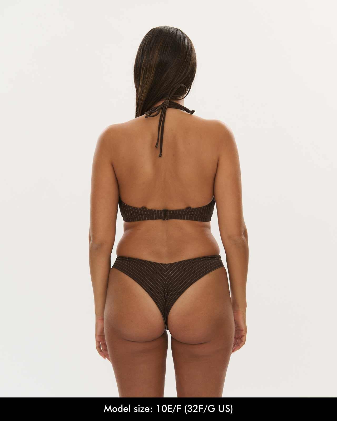 Multi-Way Top - Choc Pinstripe