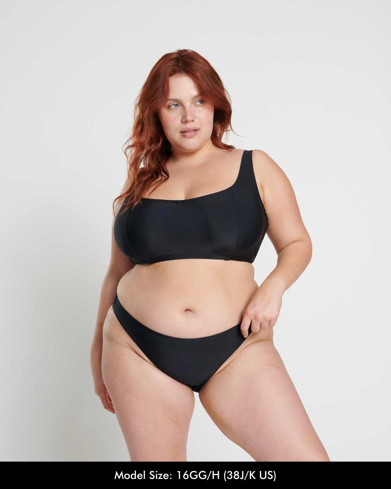 Underwire Crop Top - Black