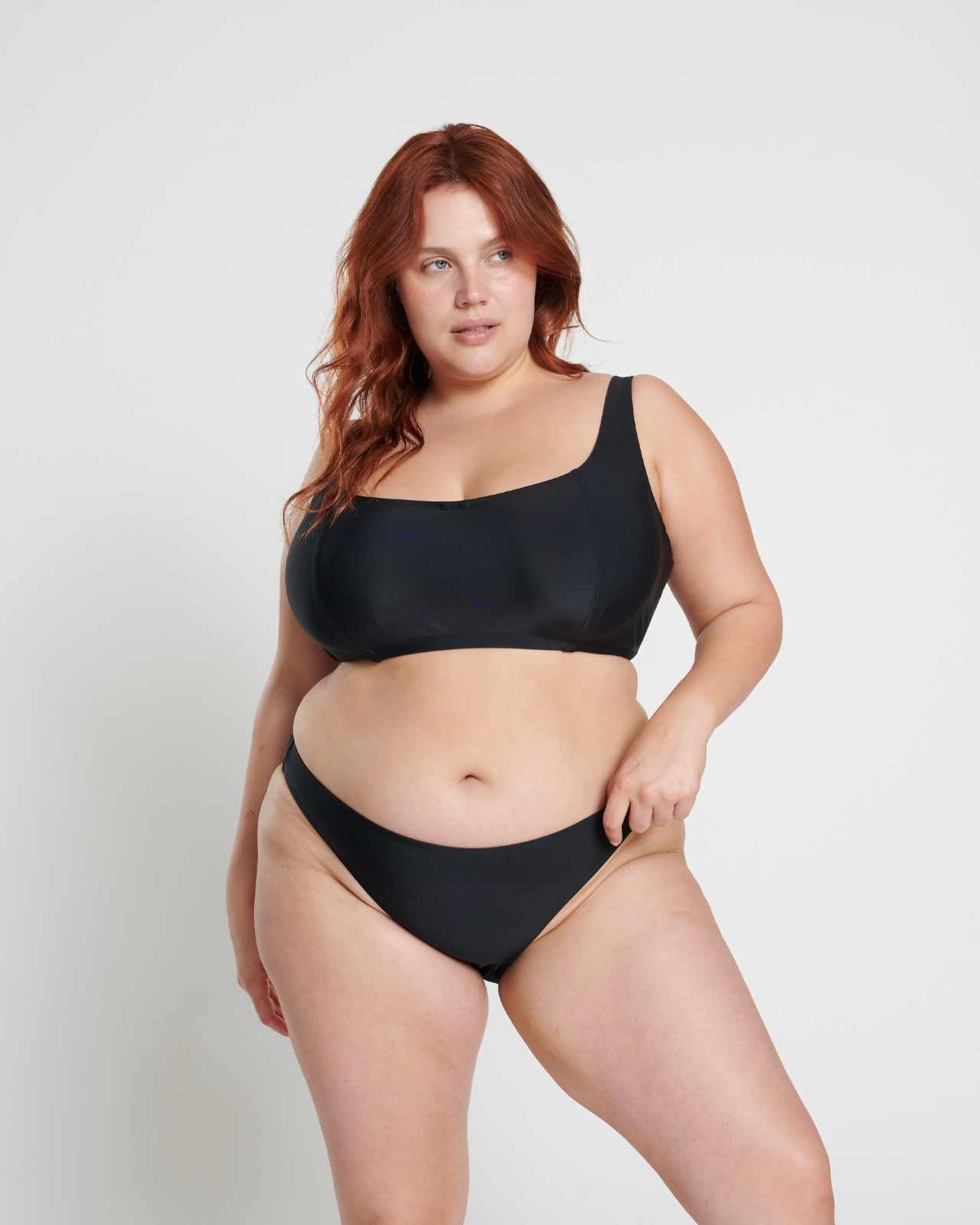 Underwire Crop Top - Black