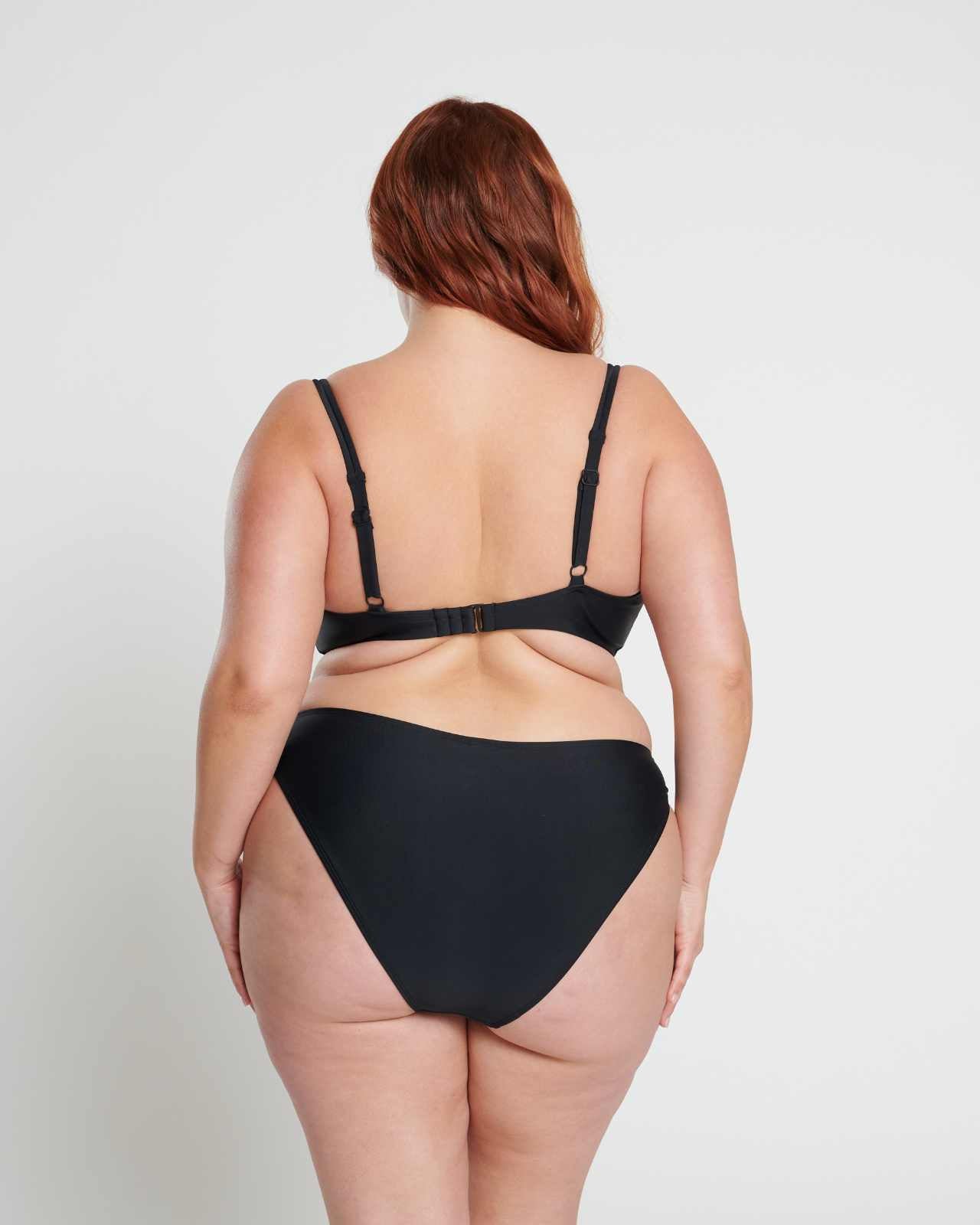 Underwire Crop Top - Black