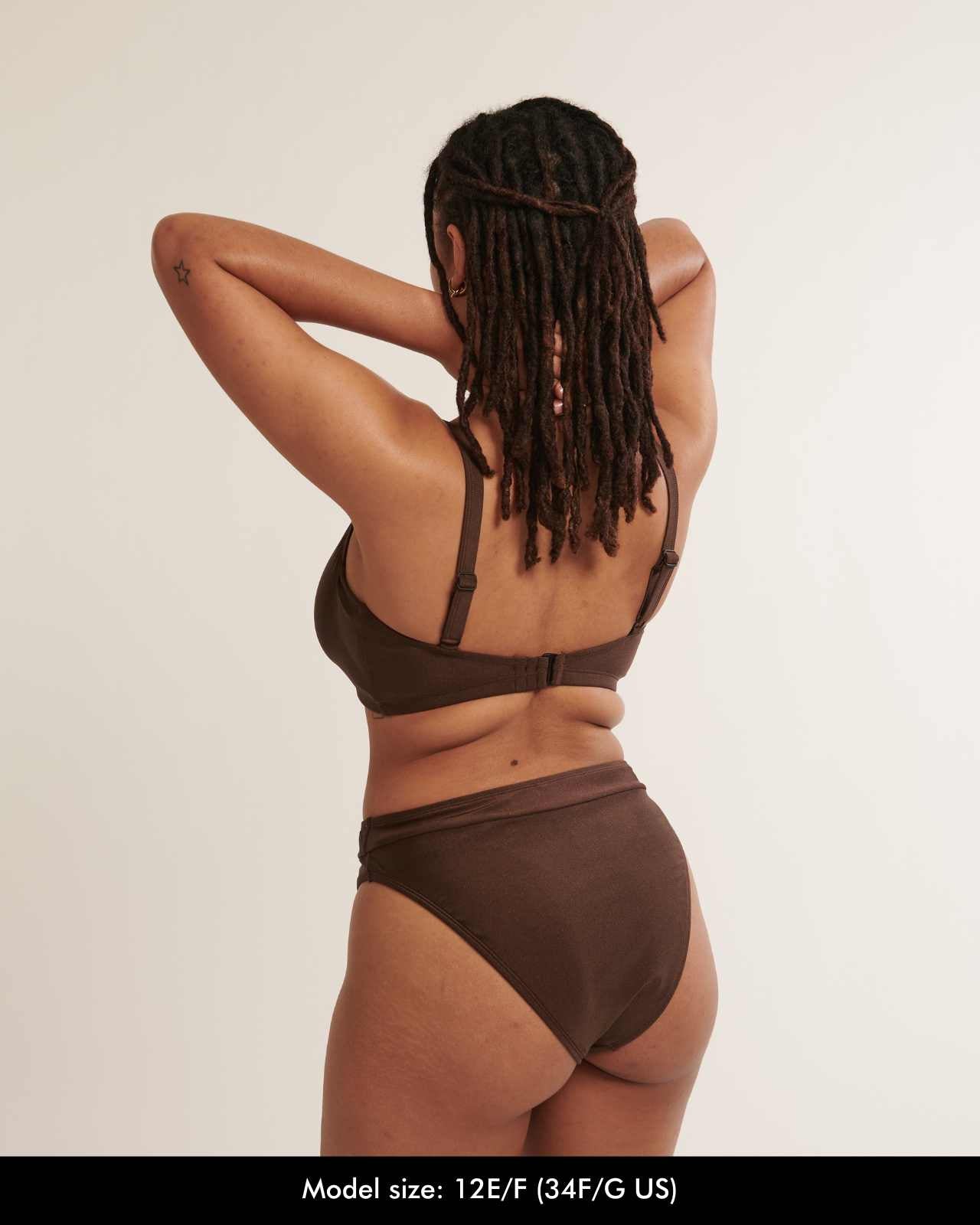 Underwire Crop Top - Iced Cola