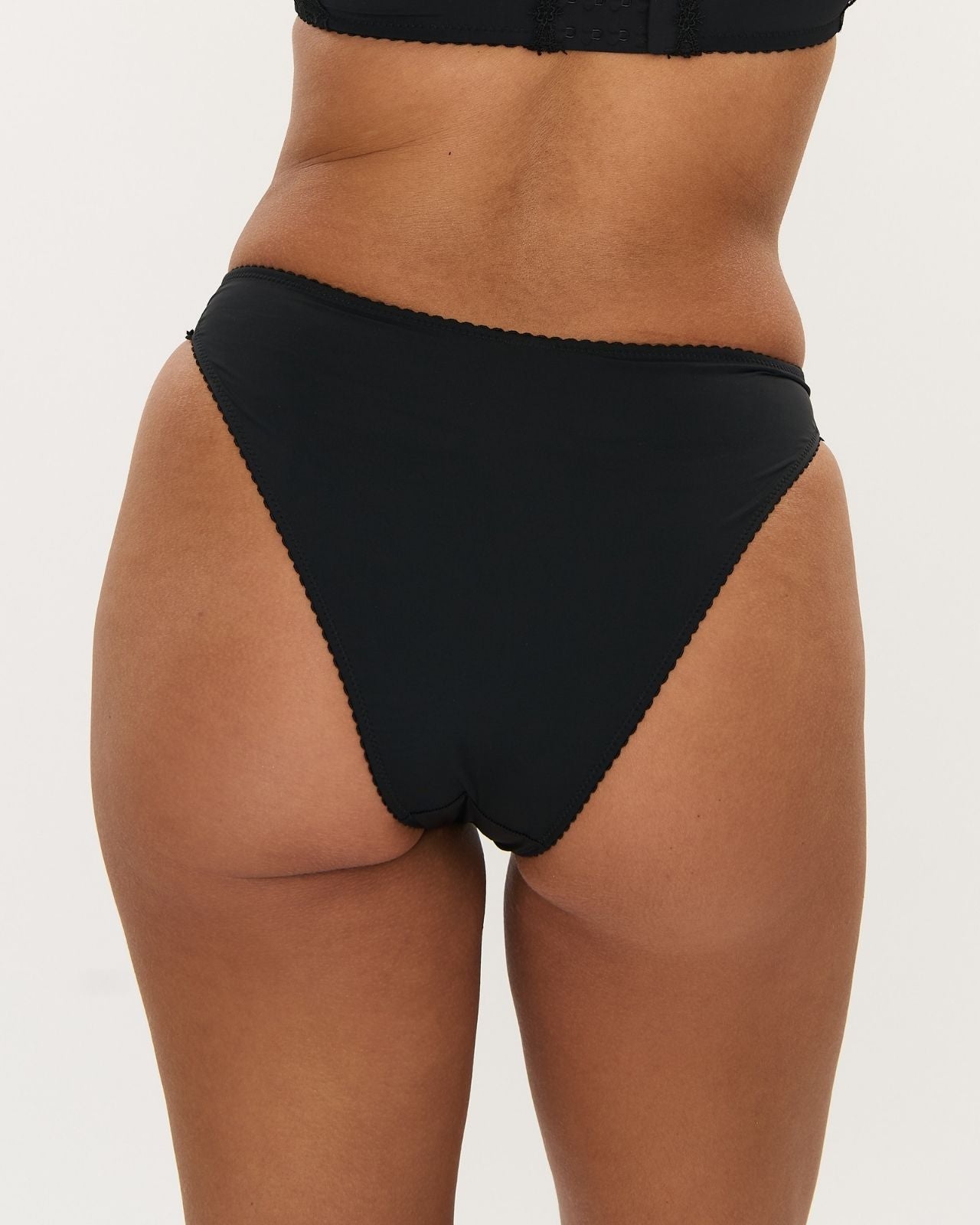 Lace Full Brief - Black