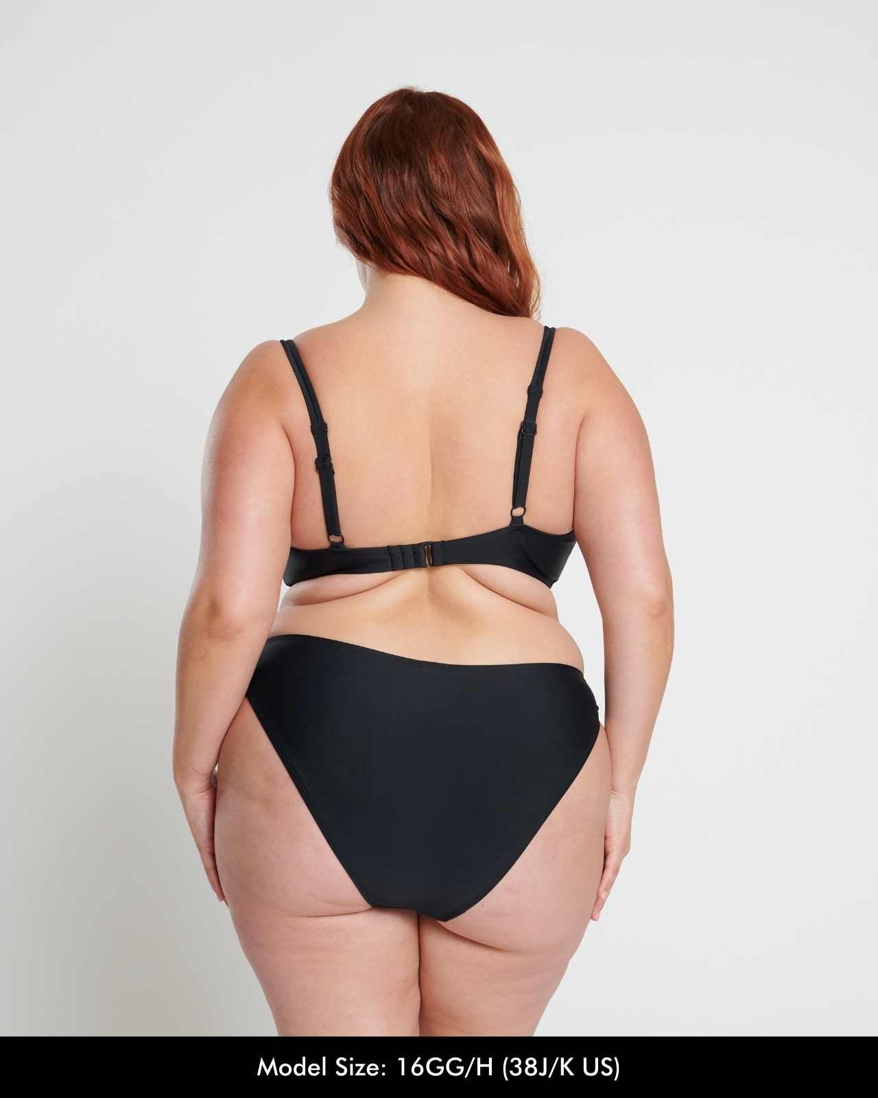 Underwire Crop Top - Black